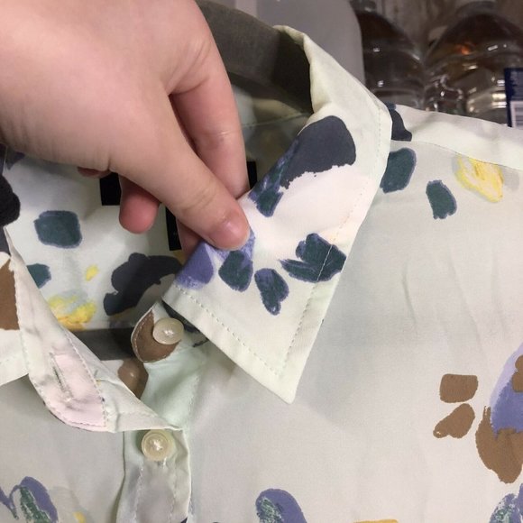 Banana Republic Floral Button Down Shirt - Multicolor - Picture 5 of 10